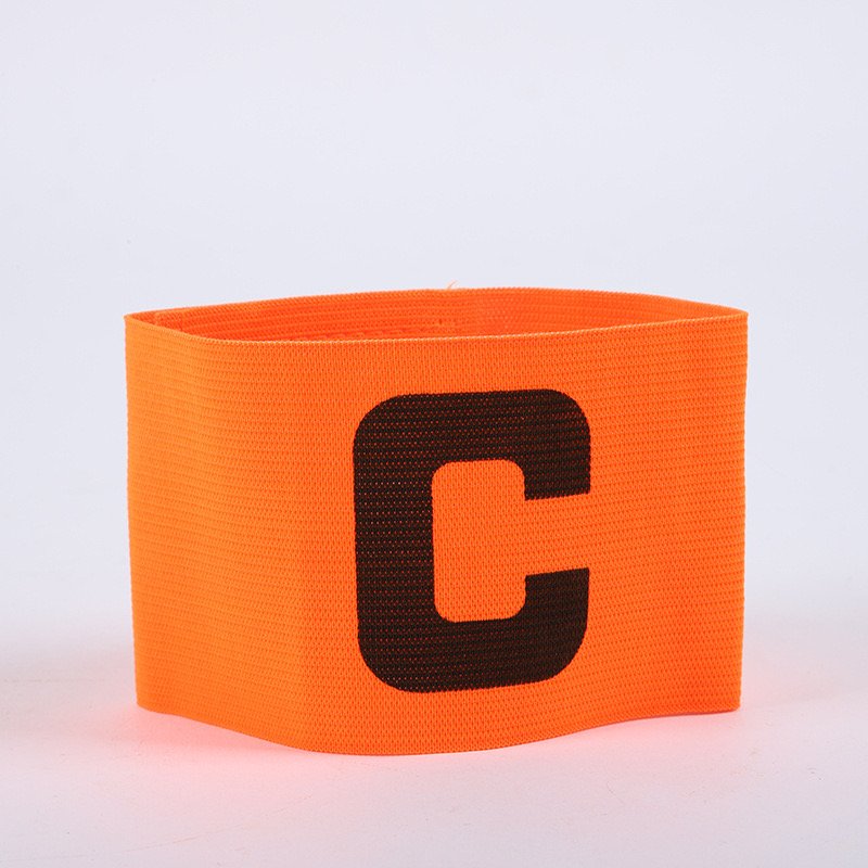 New adjustable Elastic Nylon Soccer Training Arm Band Polyester Rainbow Football Captain Armband For Workout Exercise Sport